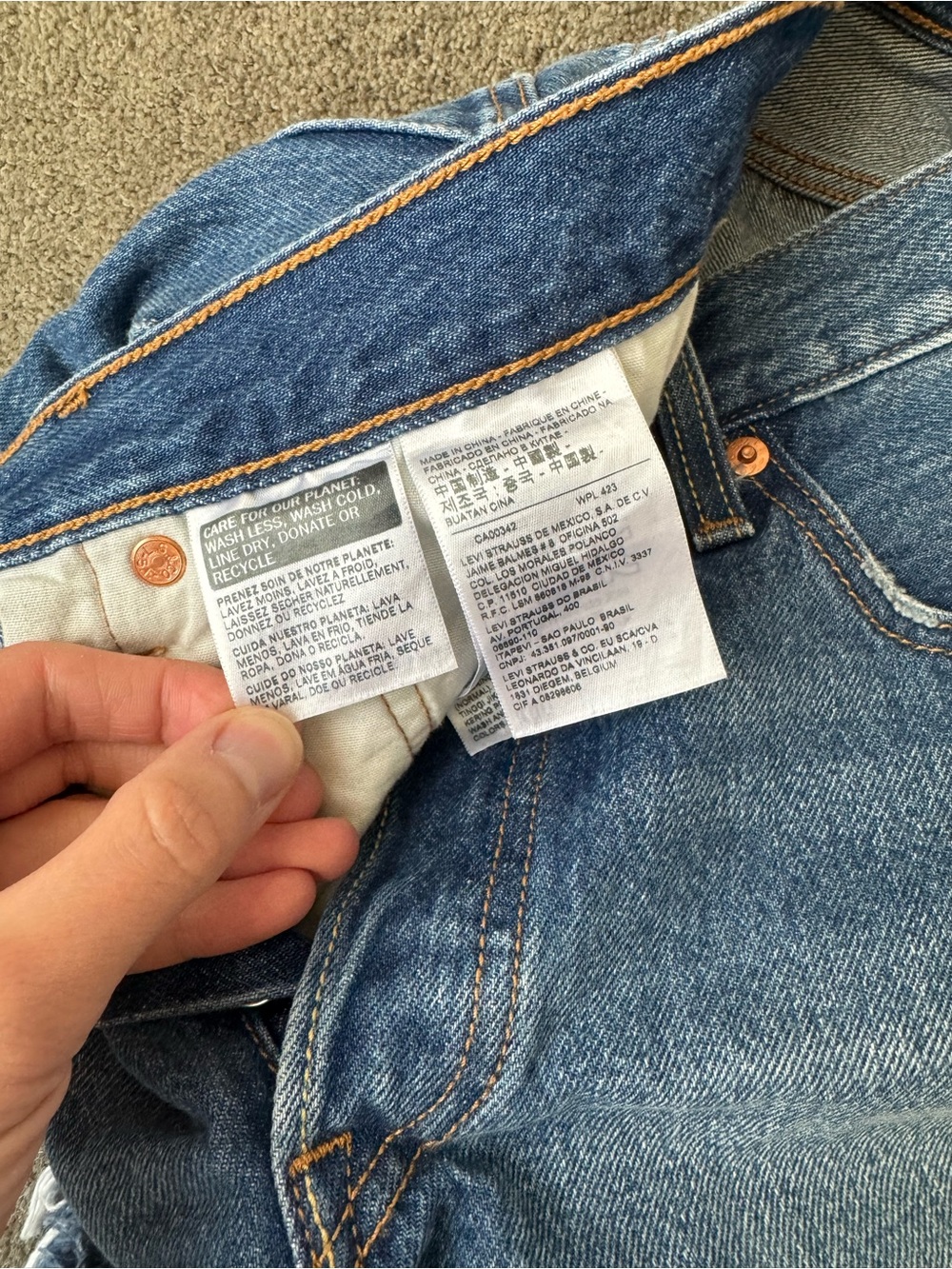 Levi’s 501 Denim Shorts - Picture 6 of 16